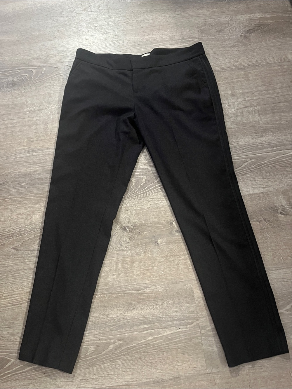 ecru Women's Black Straight-Leg Dress Pants Size 10